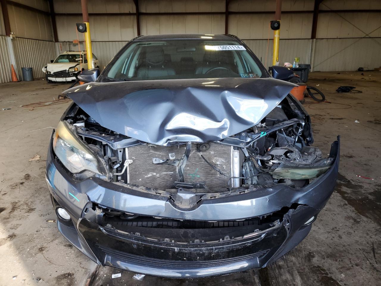 2016 Toyota Corolla VIN 2T1BURHE9GC644517 Copart auction photo, front end damage thumbnail 5