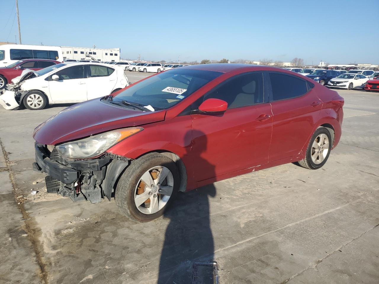 2011 Hyundai Elantra VIN KMHDH4AE8BU105694