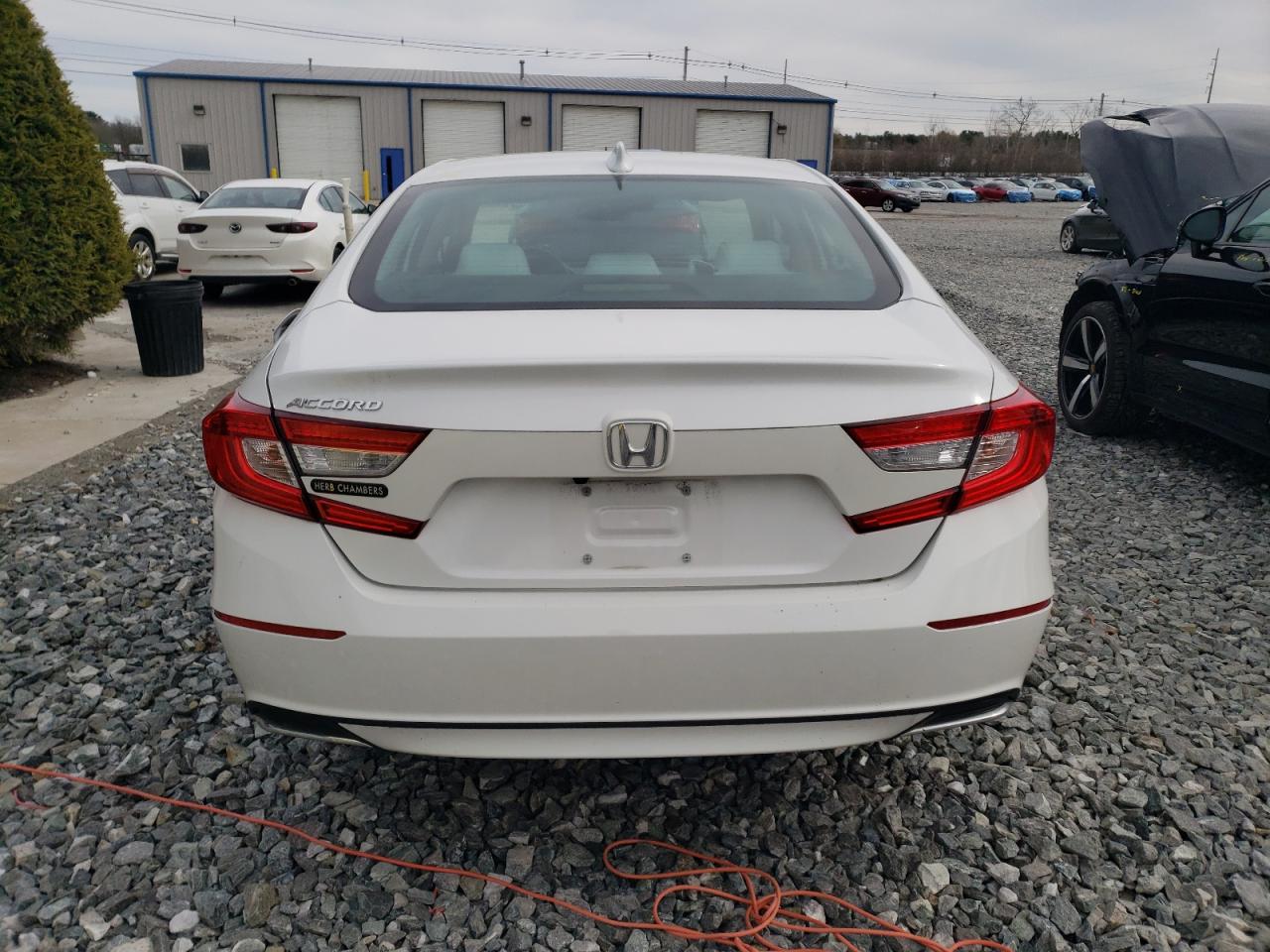 2019 Honda Accord VIN 1HGCV1F1XKA164486 Copart auction photo, side / rear end damage thumbnail 6