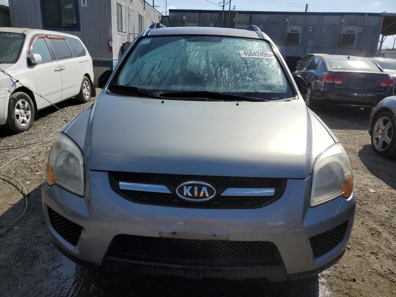 2009 KIA Sportage VIN KNDJF724697558550 Copart auction photo, mechanical damage thumbnail 5