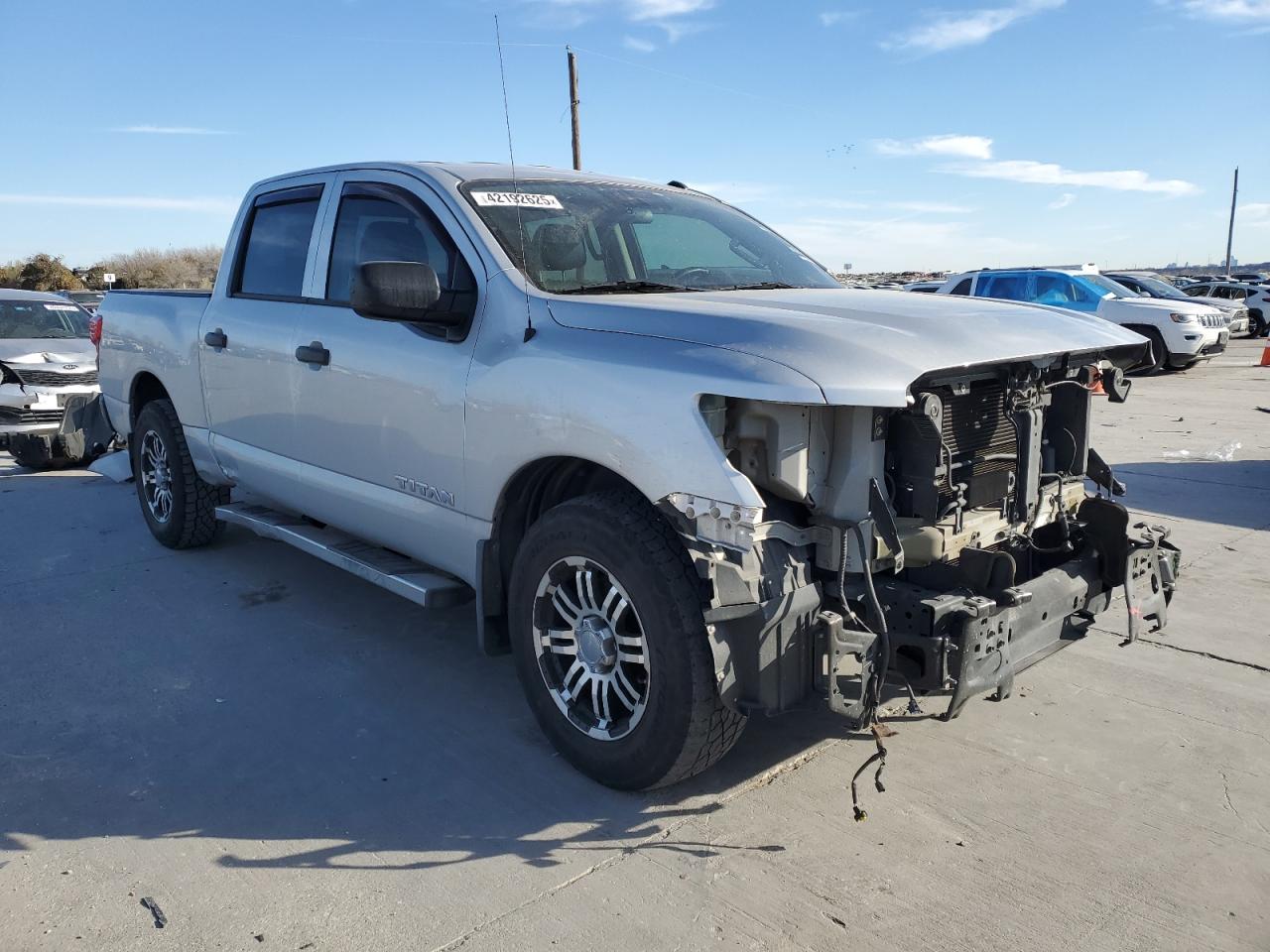 2019 Nissan Titan VIN 1N6AA1EK9KN513610 Copart auction photo, front end damage thumbnail 4