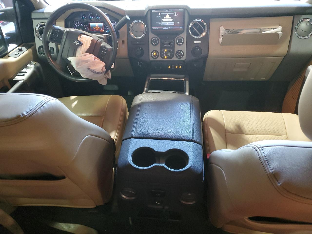 2015 Ford F250 VIN 1FT7W2B65FED53629 Copart auction photo, front end / side damage thumbnail 8