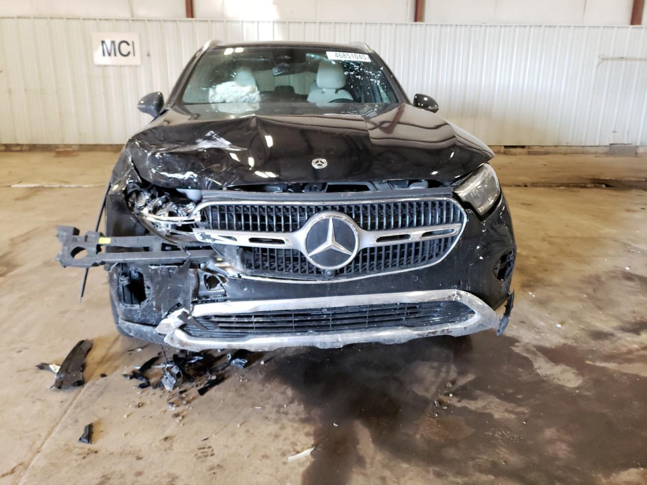 2024 Mercedes-Benz GLC VIN W1NKM4HB0RF086603 Copart auction photo, front end / side damage thumbnail 5