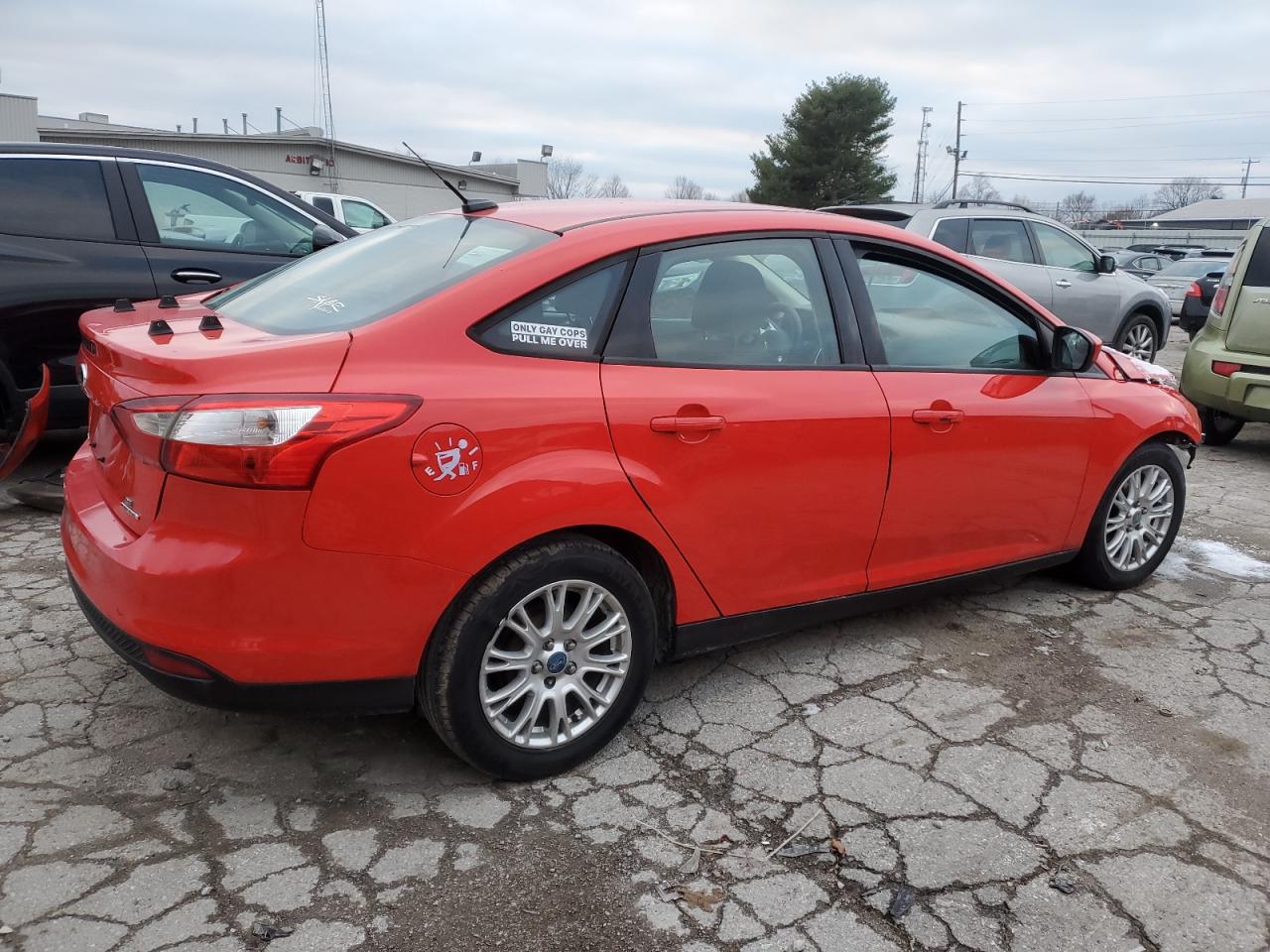 2012 Ford Focus VIN 1FAHP3F27CL405516 Copart auction photo, front end damage thumbnail 3