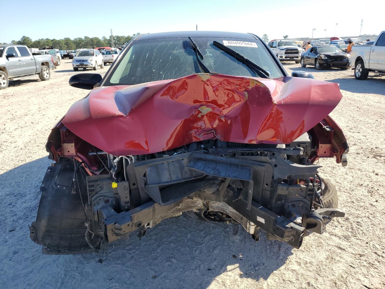 2019 Hyundai Kona VIN KM8K12AA1KU297604 Copart auction photo, front end damage thumbnail 5