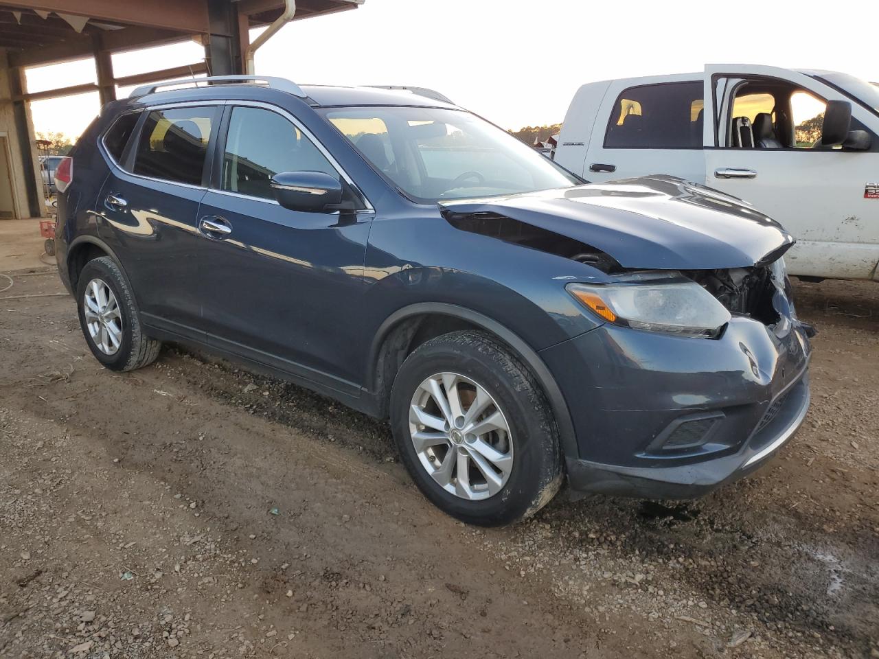 2015 Nissan Rogue VIN KNMAT2MV3FP516303 Copart auction photo, front end damage thumbnail 4