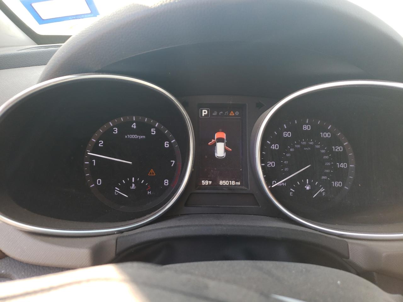2017 Hyundai Santa Fe VIN KM8SR4HF6HU241270 Copart auction photo, front end / side damage thumbnail 9
