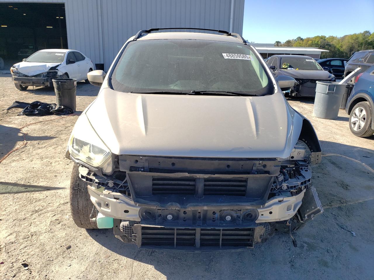 2017 Ford Escape VIN 1FMCU0G99HUB26606 Copart auction photo, front end damage thumbnail 5