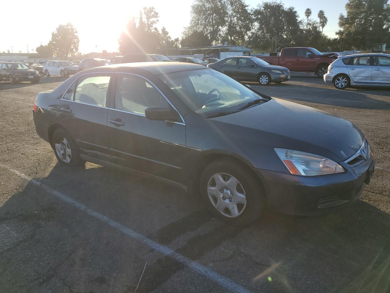 2006 Honda Accord VIN 1HGCM56476A046292 Copart auction photo, side damage thumbnail 4