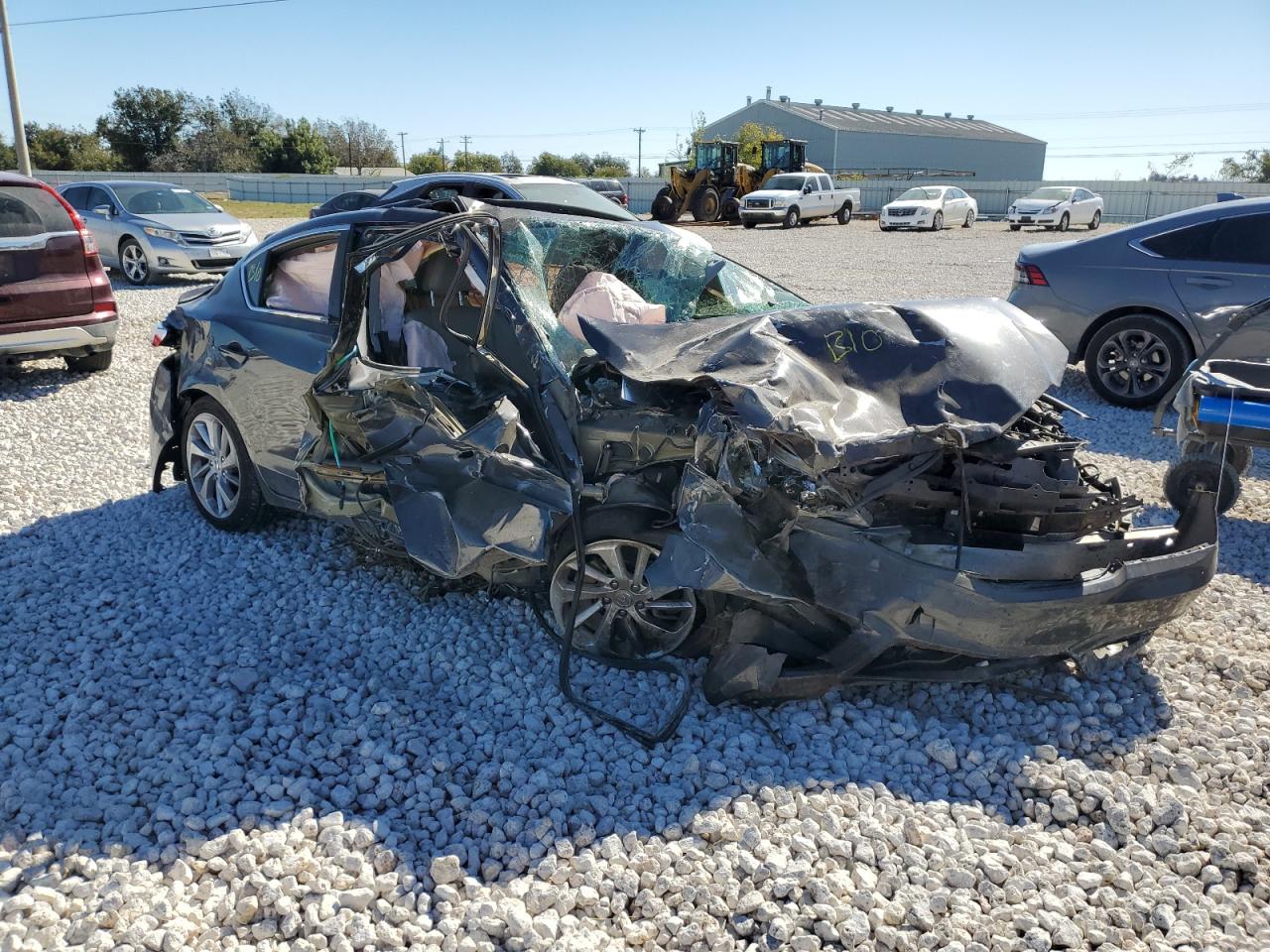 2016 Acura ILX VIN 19UDE2F78GA002975 Copart auction photo, all over damage thumbnail 4