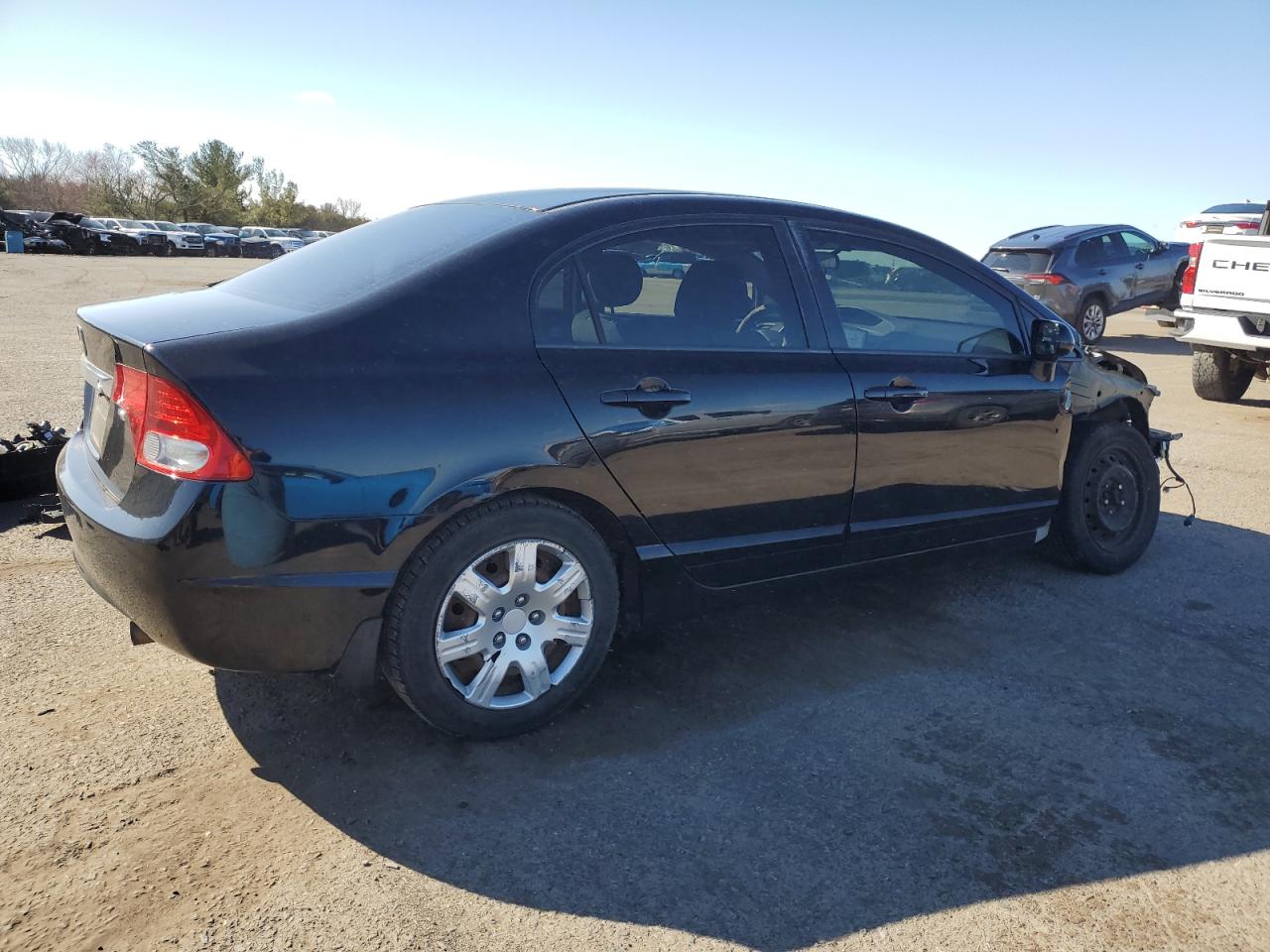 2009 Honda Civic VIN 2HGFA16579H368038 Copart auction photo, front end / side damage thumbnail 3