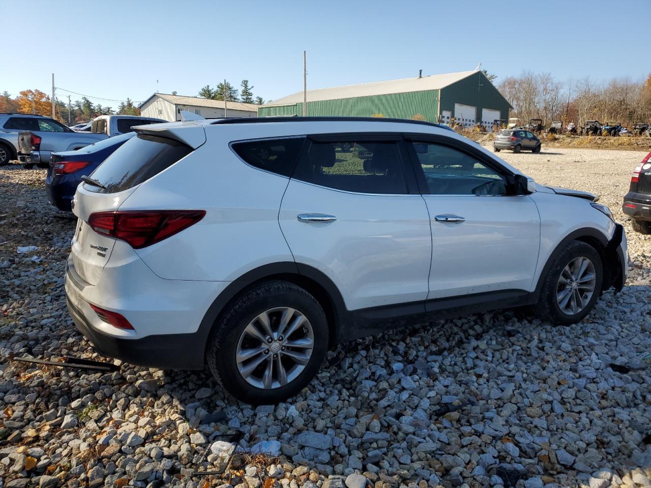2017 Hyundai Santa Fe VIN 5XYZUDLA3HG397569 Copart auction photo, front end damage thumbnail 3