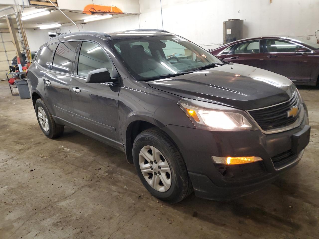 2014 Chevrolet Traverse VIN 1GNKRFKD0EJ191963 Copart auction photo, front end damage thumbnail 4