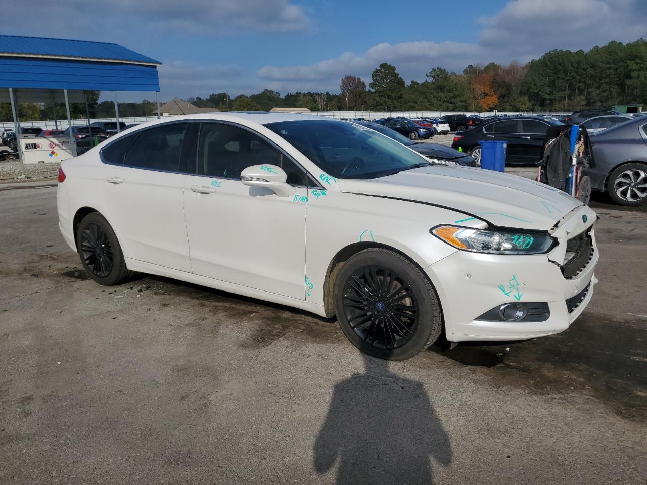 2014 Ford Fusion VIN 3FA6P0HD7ER146681 Copart auction photo, front end / minor dent/scratches damage thumbnail 4