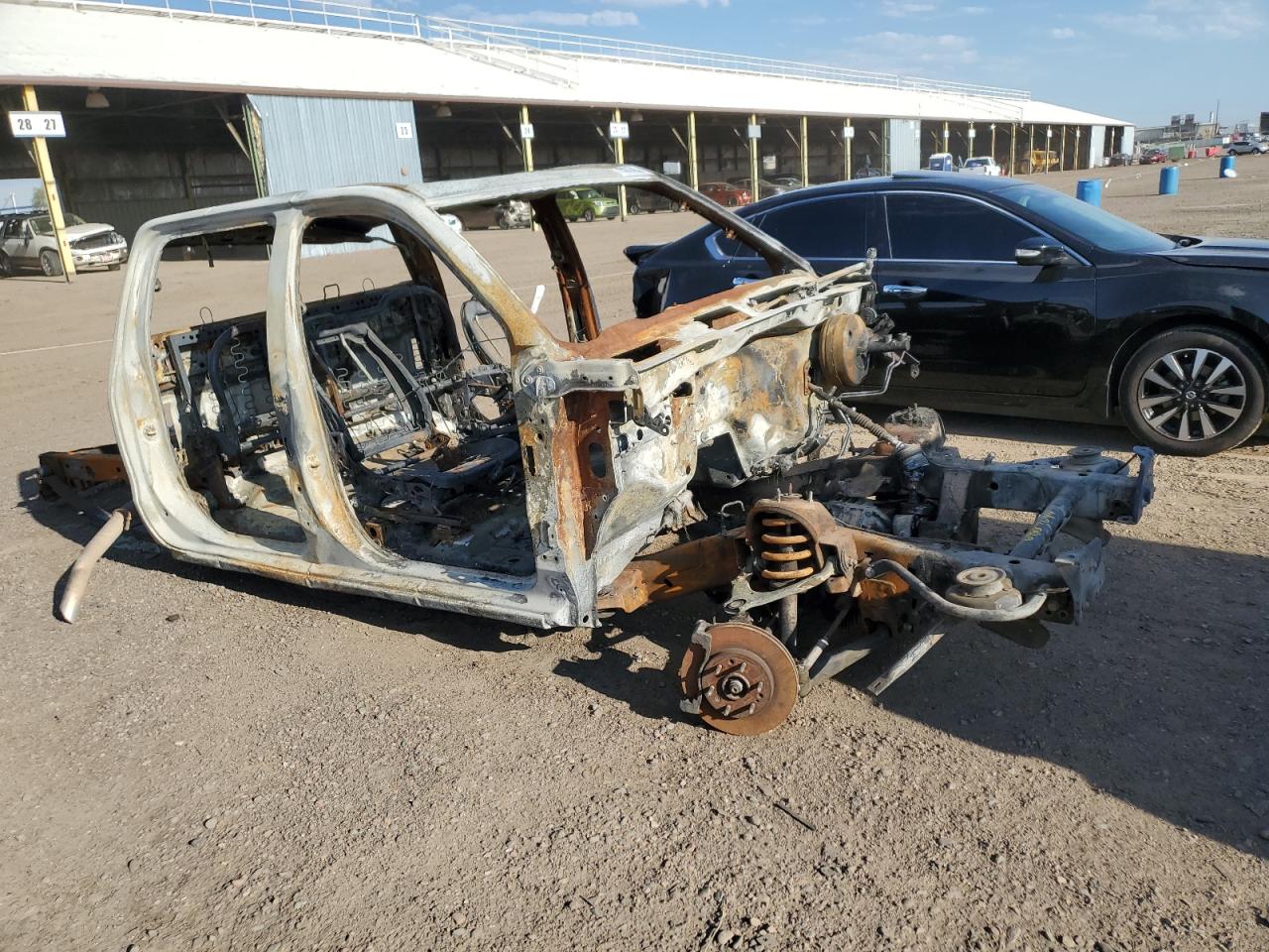 2018 Chevrolet Silverado VIN 3GCUKREC5JG416027 Copart auction photo, burn damage thumbnail 4