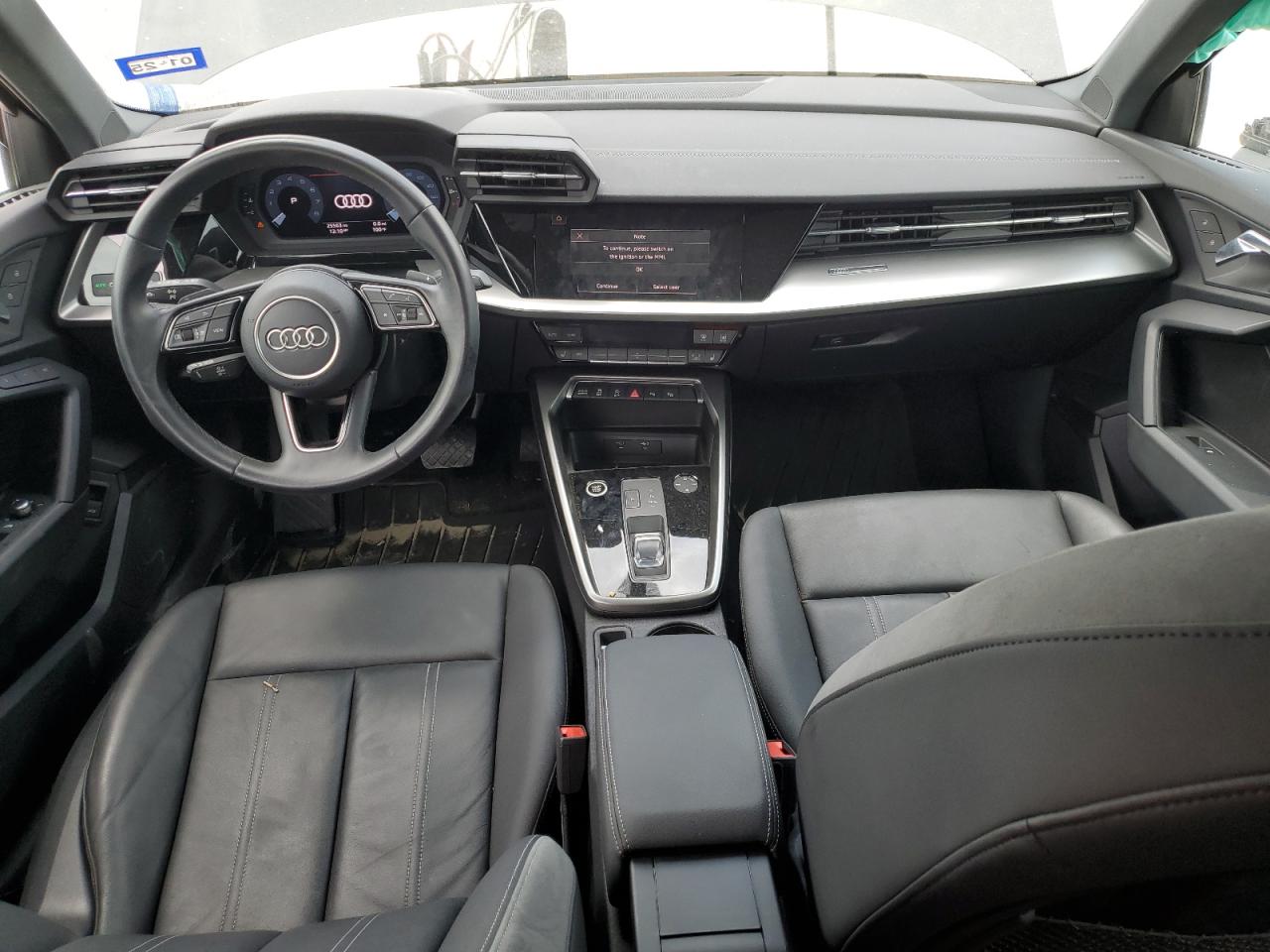 2022 Audi A3 VIN WAUAUDGY9NA076522 Copart auction photo, side damage thumbnail 8