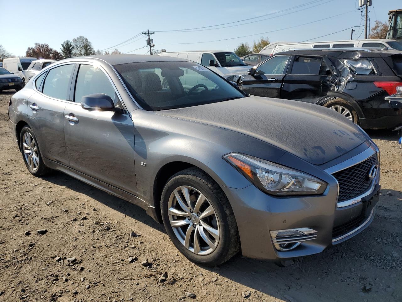 2018 Infiniti Q70 VIN JN1BY1ARXJM220859 Copart auction photo, rear end damage thumbnail 4