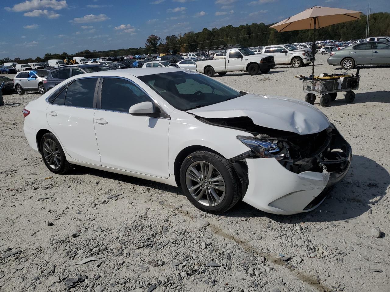 2017 Toyota Camry VIN 4T1BF1FK1HU772898 Copart auction photo, front end damage thumbnail 4
