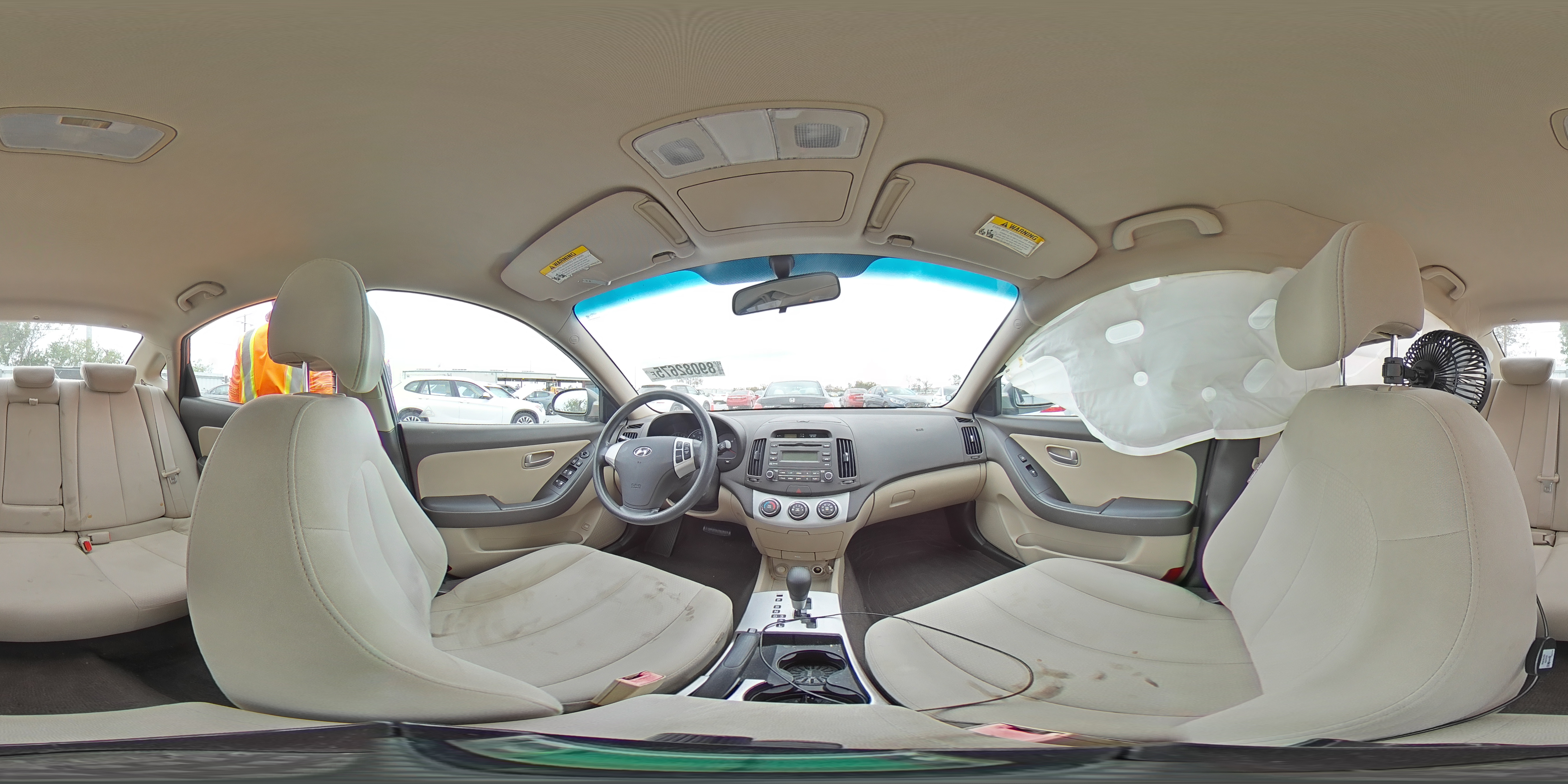 2009 Hyundai Elantra VIN KMHDU46D89U685454 Copart auction photo, side damage thumbnail 13