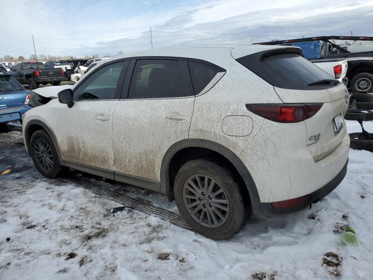 2020 Mazda CX-5 VIN JM3KFBCM3L0740770 Copart auction photo, front end damage thumbnail 2