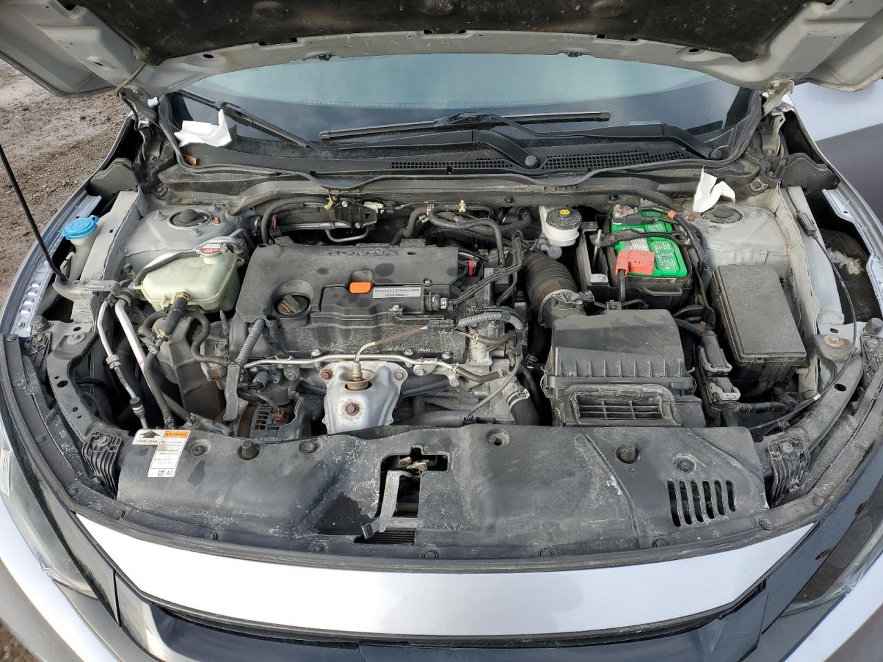2020 Honda Civic VIN 2HGFC2F62LH502051 Copart auction photo, side damage thumbnail 11