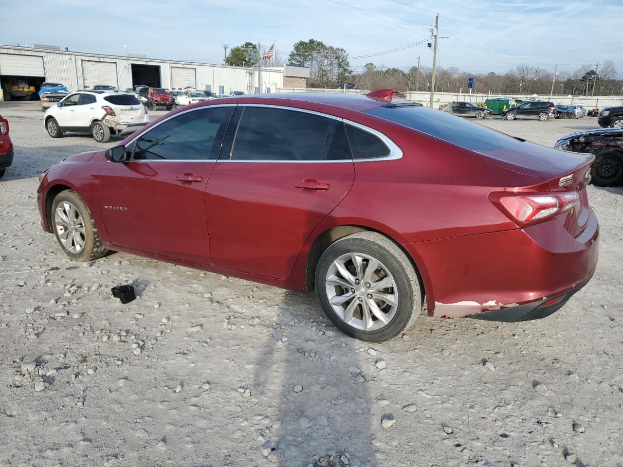 2020 Chevrolet Malibu VIN 1G1ZD5ST7LF003911 Copart auction photo, rear end damage thumbnail 2
