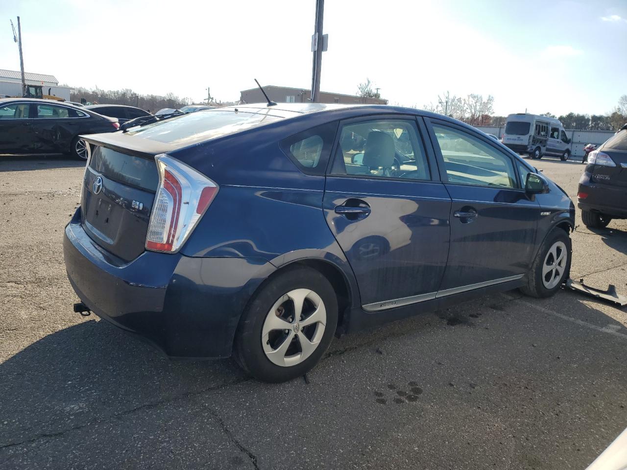 2012 Toyota Prius VIN JTDKN3DU7C1500695 Copart auction photo, front end damage thumbnail 3
