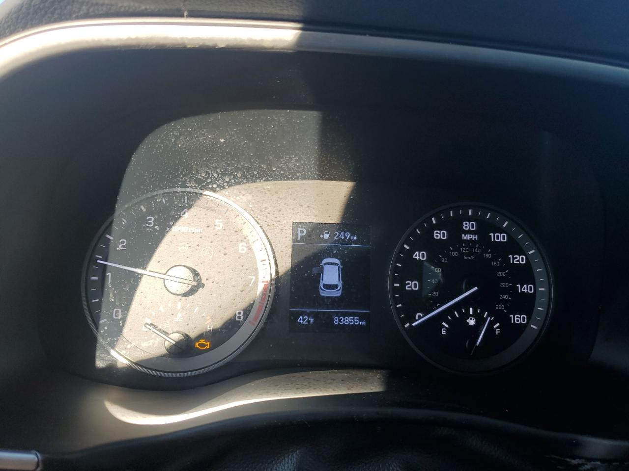 2019 Hyundai Tucson VIN KM8J2CA48KU867784 Copart auction photo, front end / rear end damage thumbnail 9