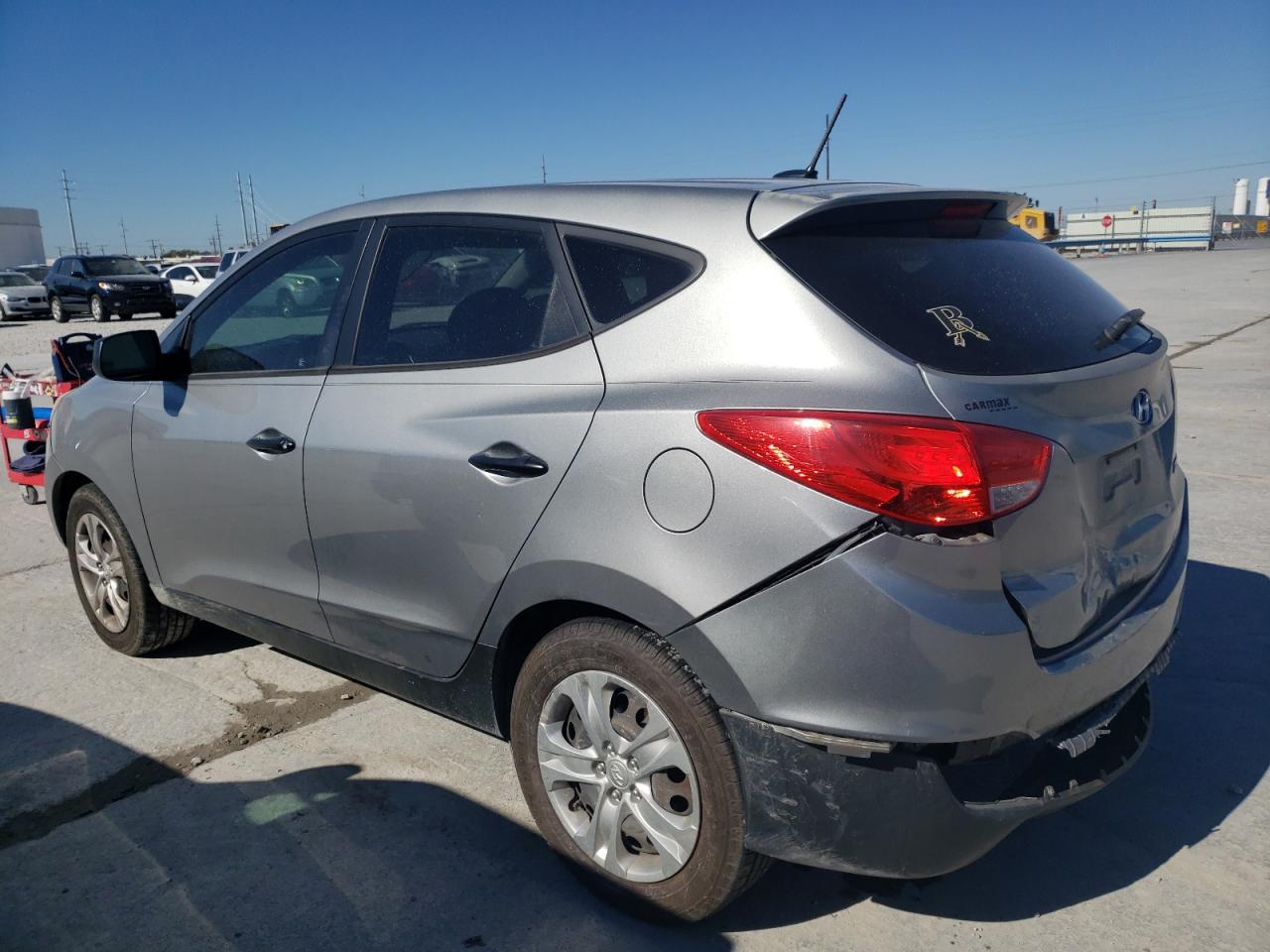 2013 Hyundai Tucson VIN KM8JT3AB3DU706404 Copart auction photo, rear end / minor dent/scratches damage thumbnail 2