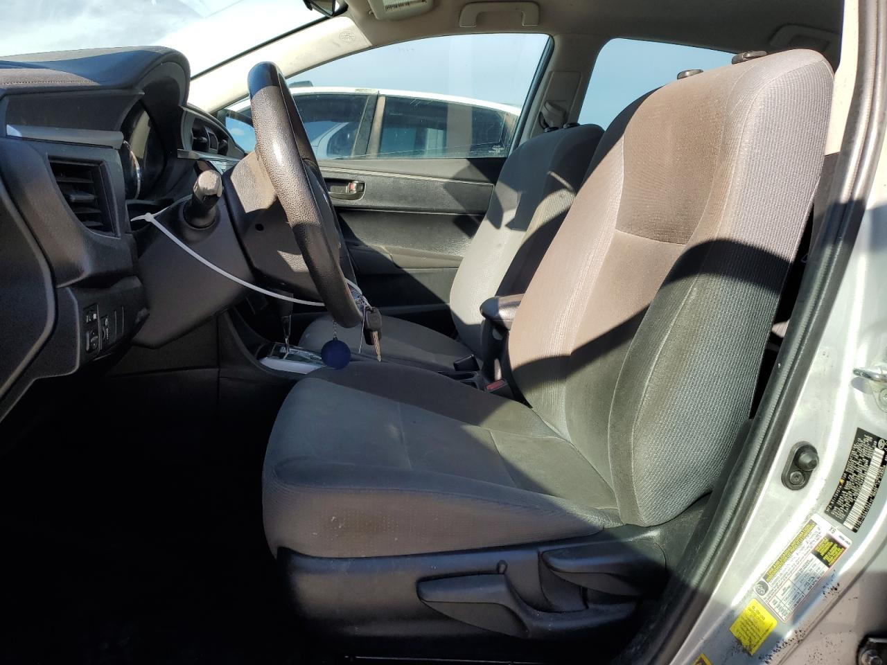 2015 Toyota Corolla VIN 2T1BURHE1FC396357 Copart auction photo, front end / rear end damage thumbnail 7
