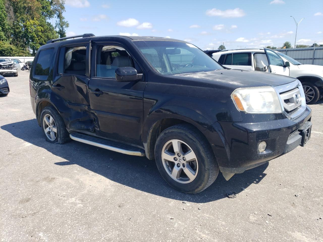 2010 Honda Pilot VIN 5FNYF3H51AB010431 Copart auction photo, side / rear end damage thumbnail 4