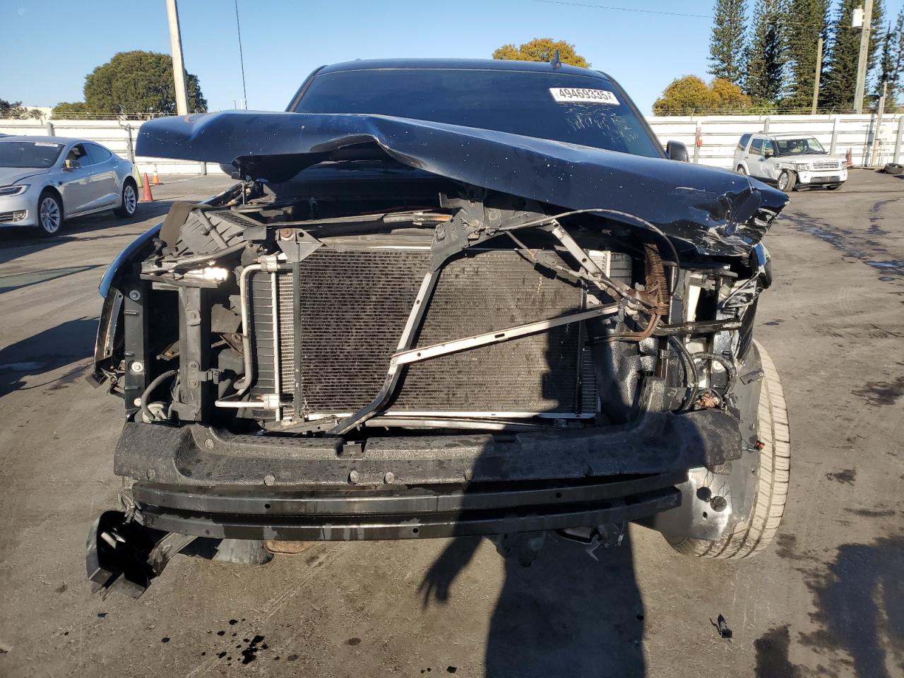 2008 Chevrolet Avalanche VIN 3GNEC12078G112860 Copart auction photo, front end damage thumbnail 5