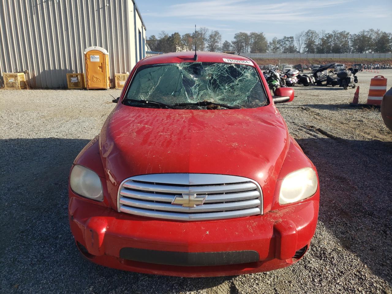 2011 Chevrolet HHR VIN 3GNBABFW6BS530666 Copart auction photo, top/roof damage thumbnail 5