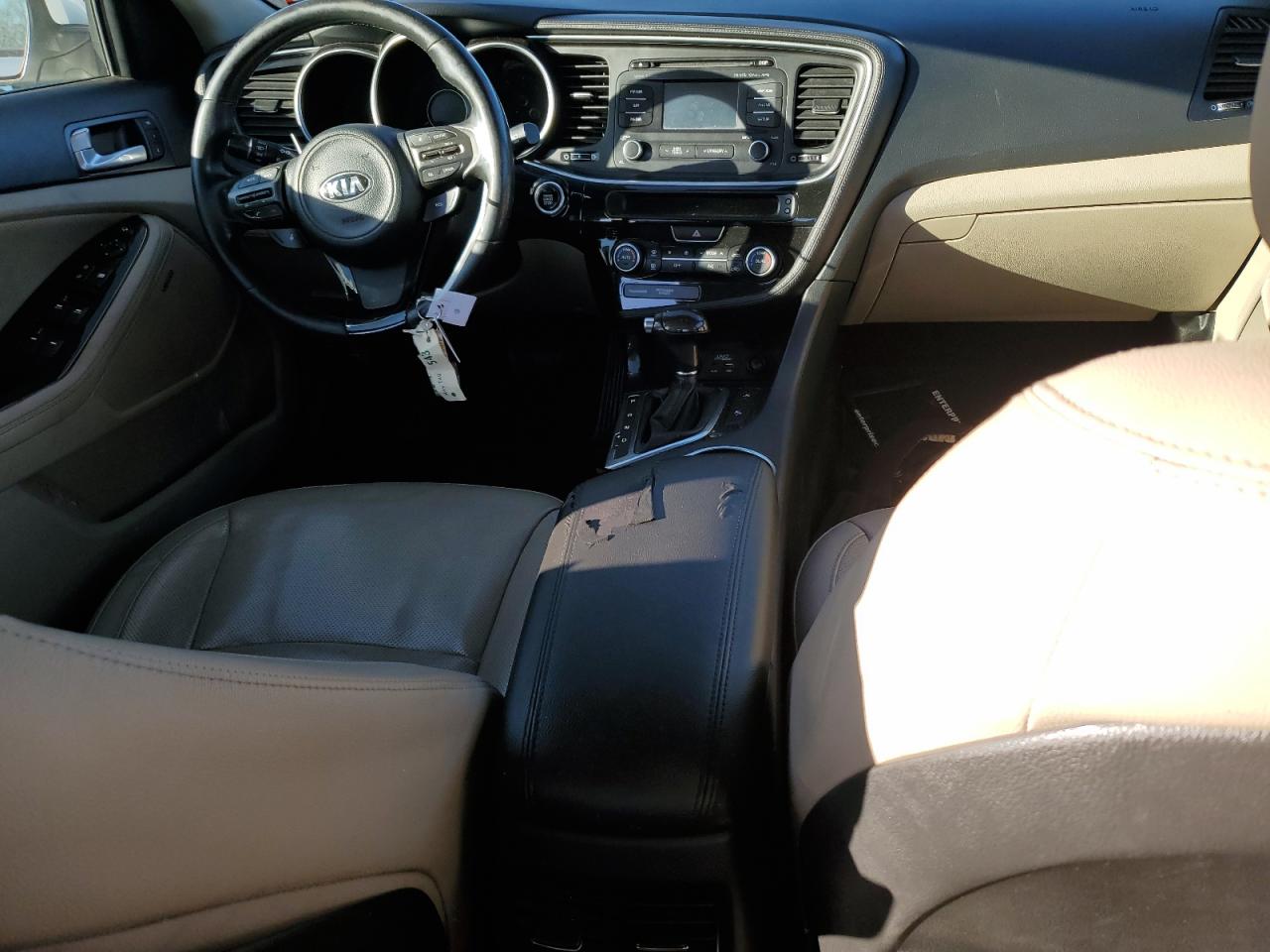 2015 KIA Optima VIN 5XXGN4A75FG433209 Copart auction photo, rear end damage thumbnail 8
