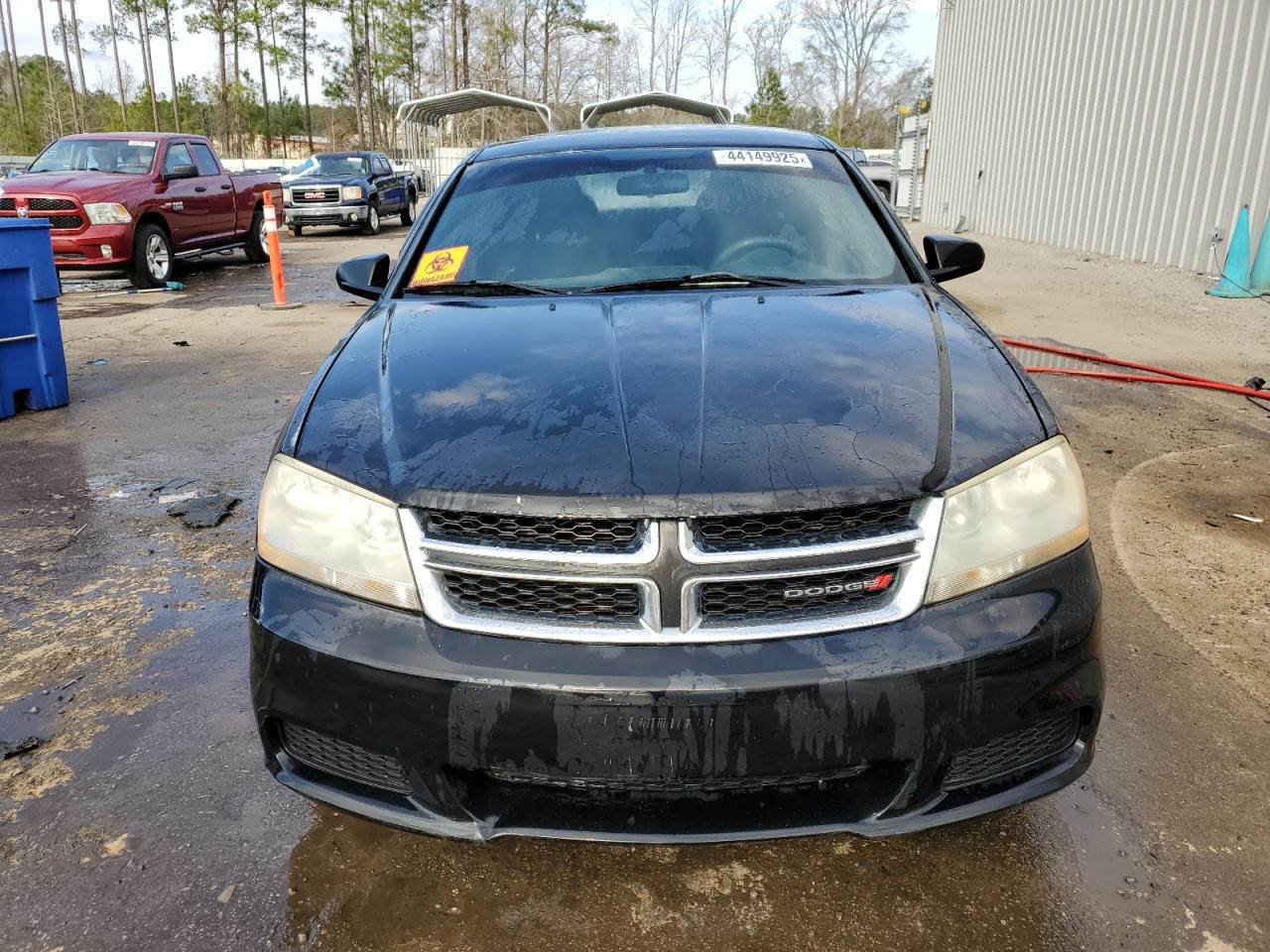 2014 Dodge Avenger VIN 1C3CDZAB6EN225513 Copart auction photo, burn damage thumbnail 5