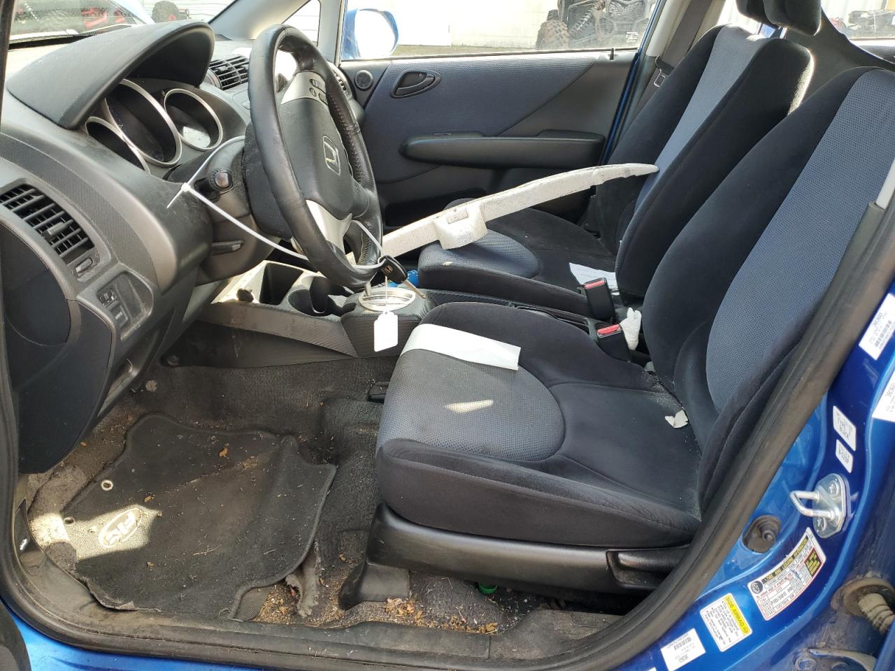 2007 Honda Fit VIN JHMGD38657S039872 Copart auction photo, all over damage thumbnail 7