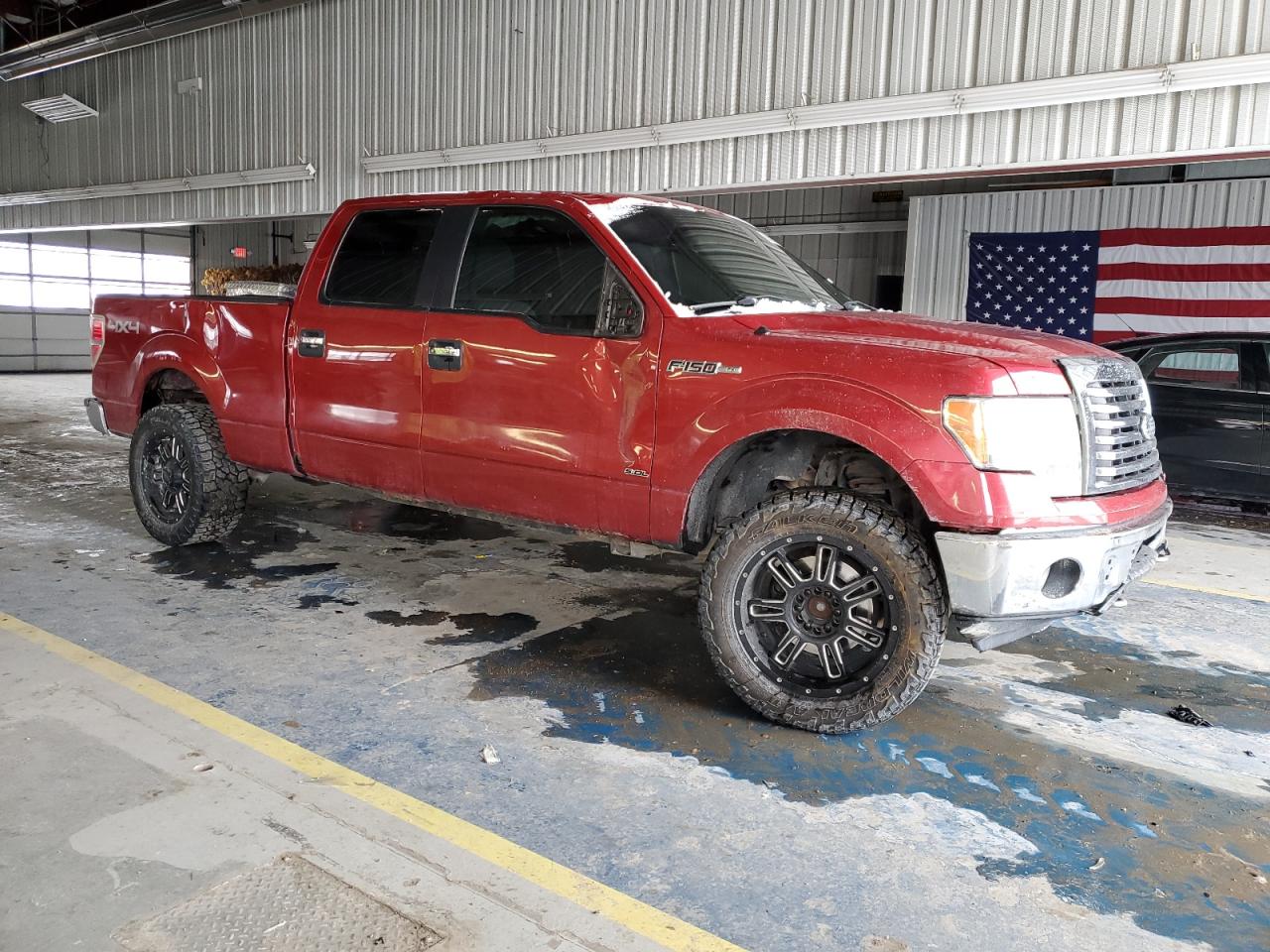 2011 Ford F-150 VIN 1FTFW1EF1BFA57559 Copart auction photo, rollover damage thumbnail 4