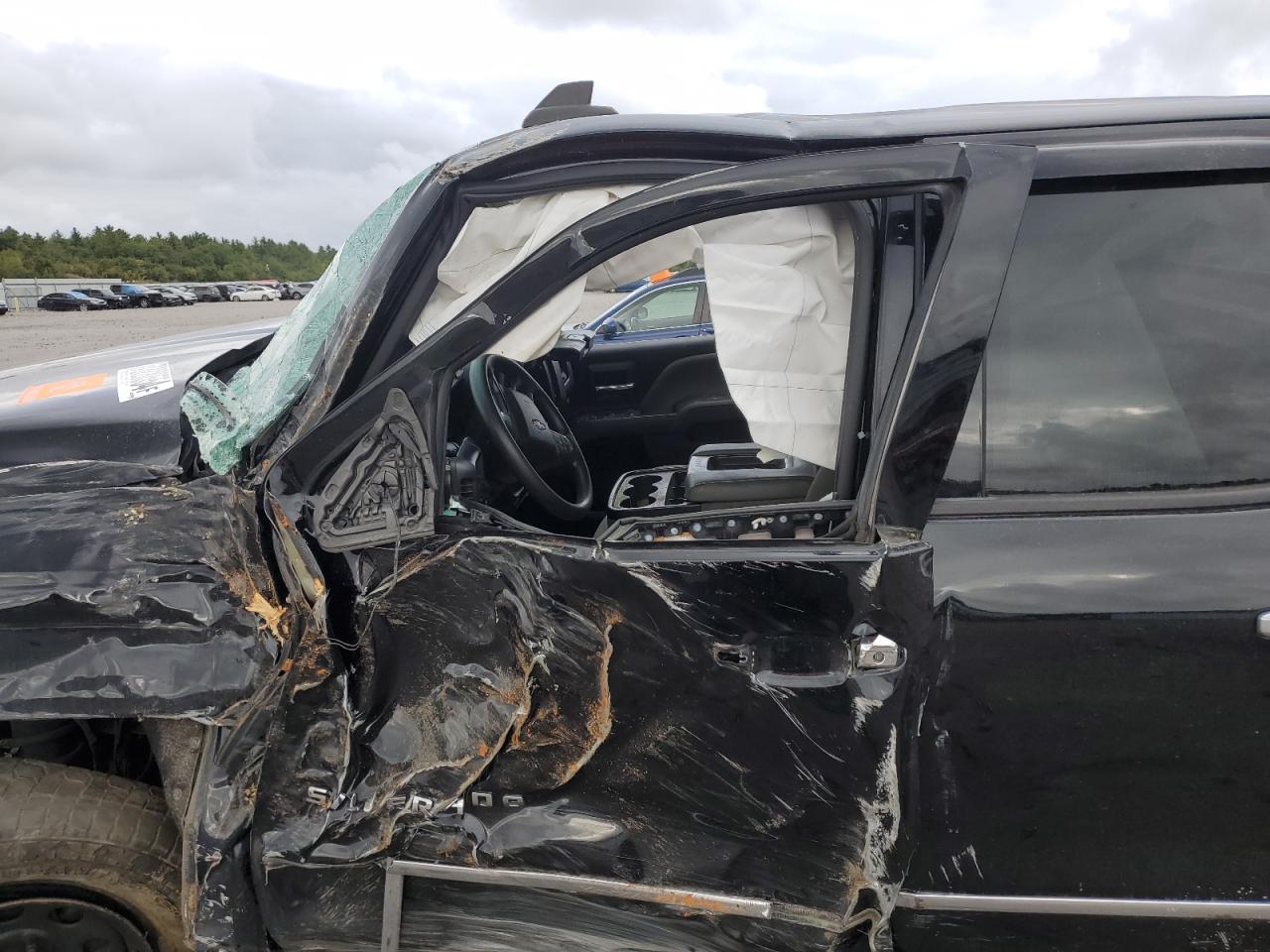 2015 Chevrolet Silverado VIN 1GCVKPEC3FZ427673 Copart auction photo, all over damage thumbnail 7