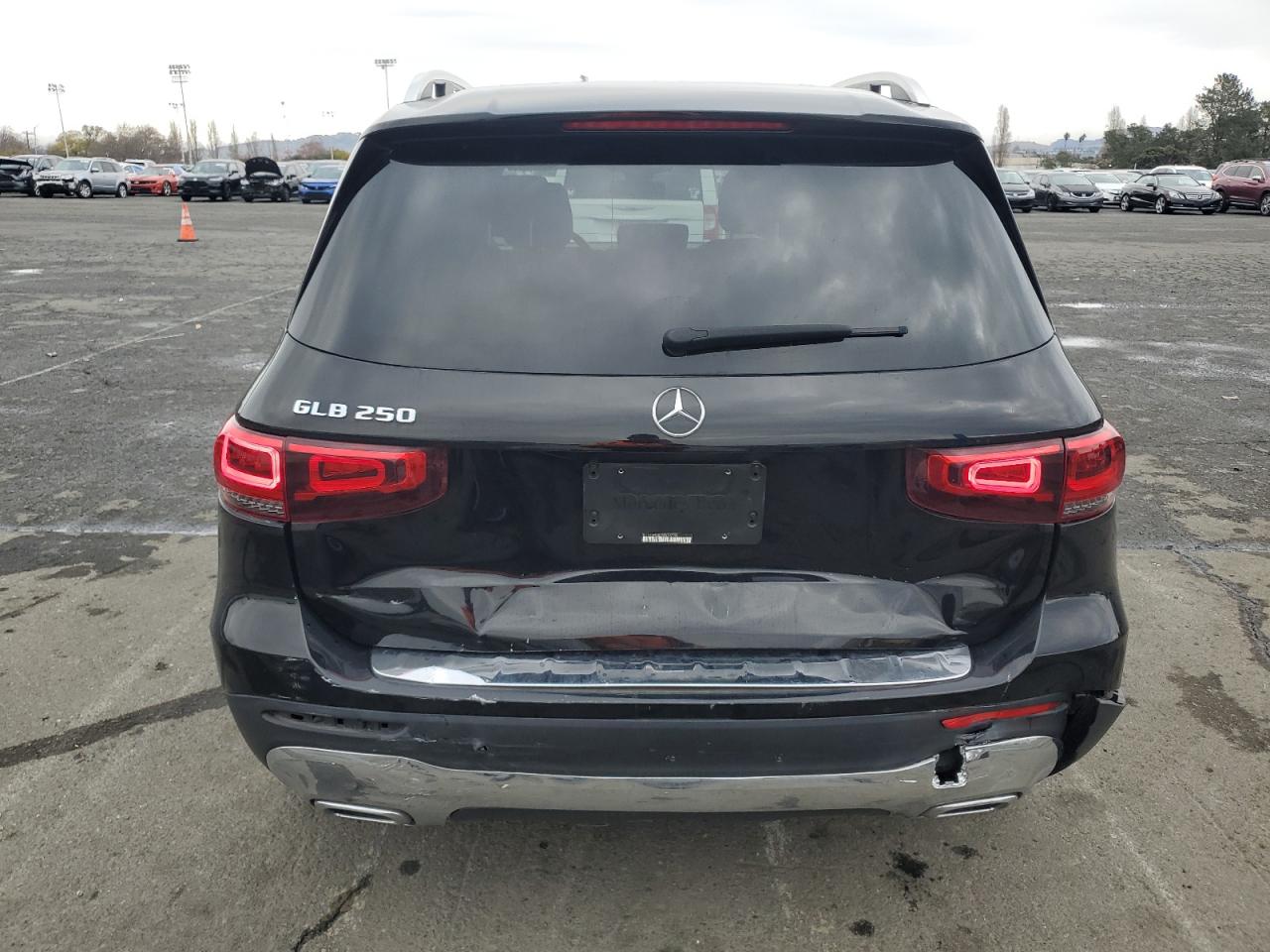 2021 Mercedes-Benz GLB VIN W1N4M4GB7MW147996 Copart auction photo, rear end damage thumbnail 6