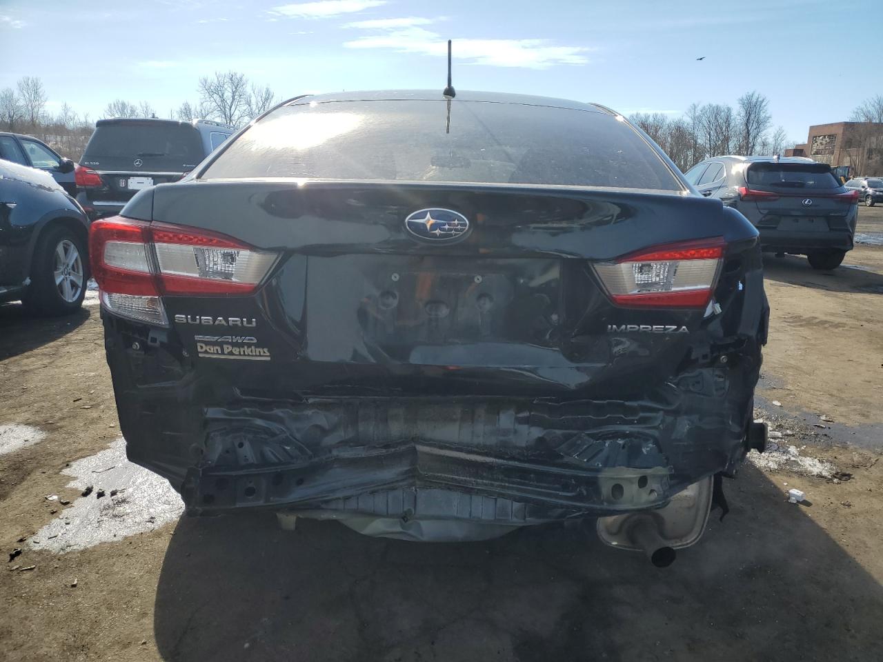 2019 Subaru Impreza VIN 4S3GKAA6XK3627453 Copart auction photo, rear end damage thumbnail 6