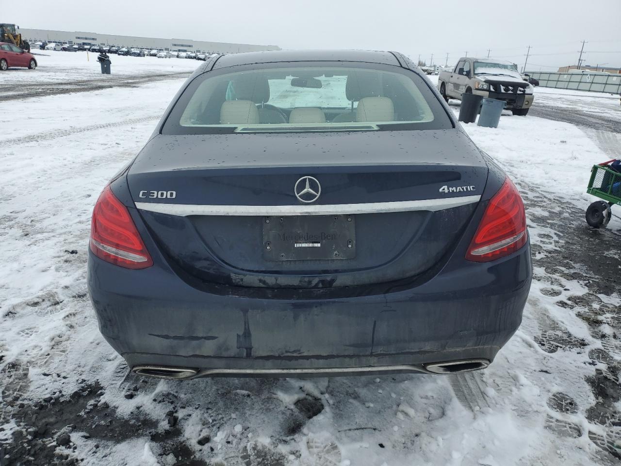 2016 Mercedes-Benz C-klasse VIN 55SWF4KB5GU162439 Copart auction photo, front end / side damage thumbnail 6