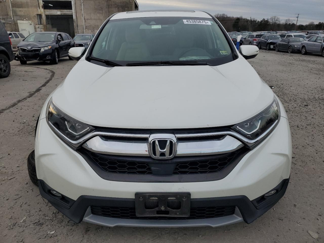 2017 Honda CR-V VIN 2HKRW2H50HH641116 Copart auction photo, front end / side damage thumbnail 5