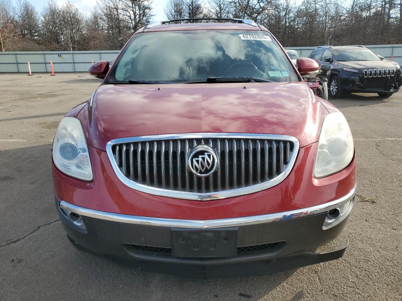 2012 Buick Enclave VIN 5GAKVDED0CJ133273 Copart auction photo, rear end / front end damage thumbnail 5