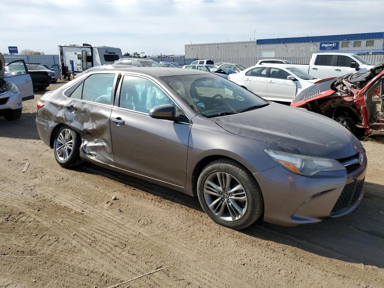 2017 Toyota Camry VIN 4T1BF1FK0HU684974 Copart auction photo, side damage thumbnail 4