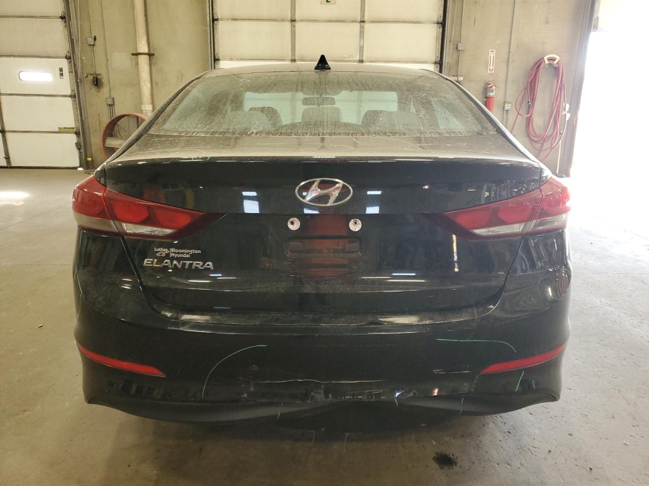 2017 Hyundai Elantra VIN 5NPD84LF1HH020631 Copart auction photo, front end / rear end damage thumbnail 6