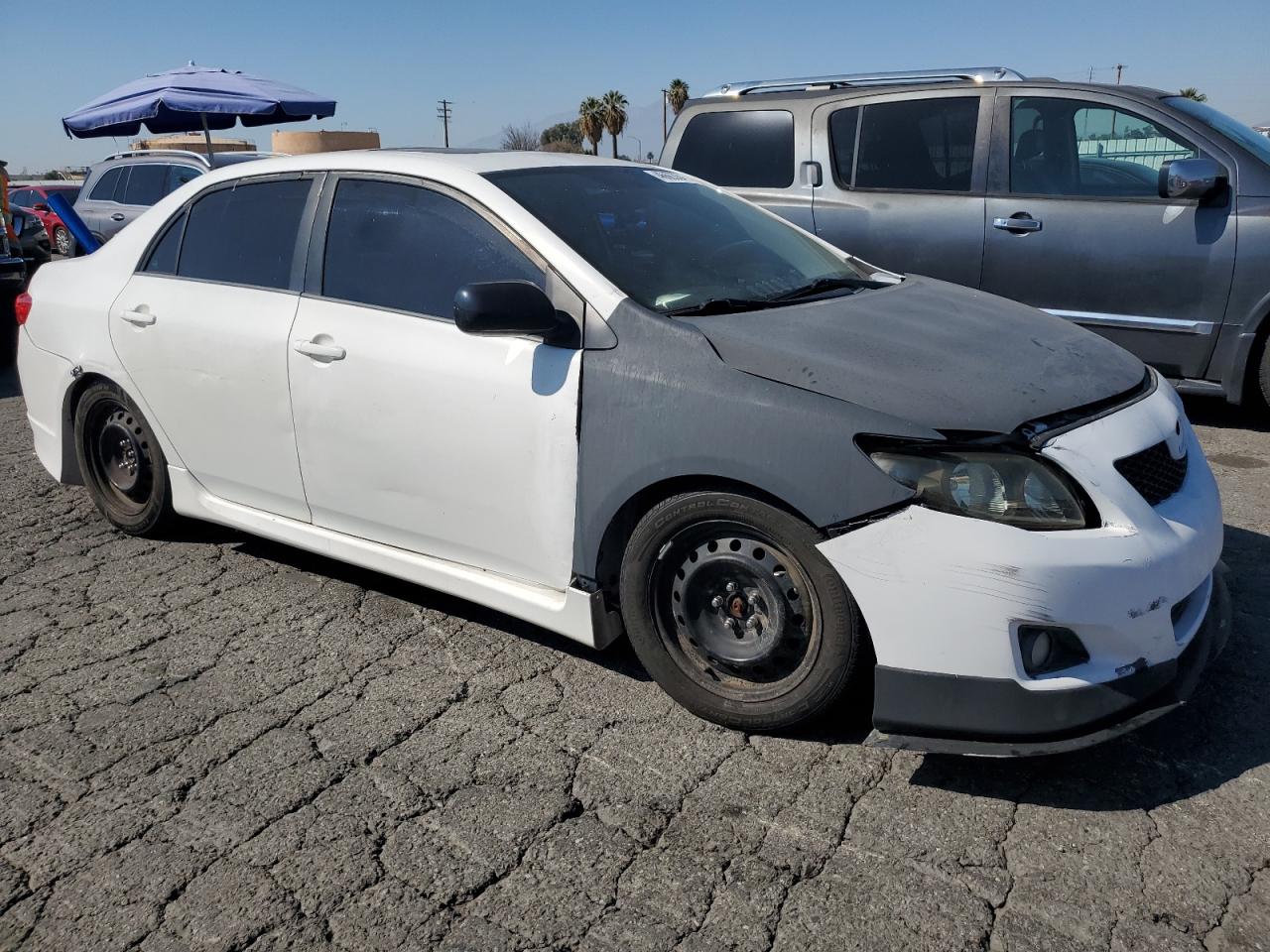 2010 Toyota Corolla VIN 1NXBU4EE7AZ197859 Copart auction photo, front end damage thumbnail 4
