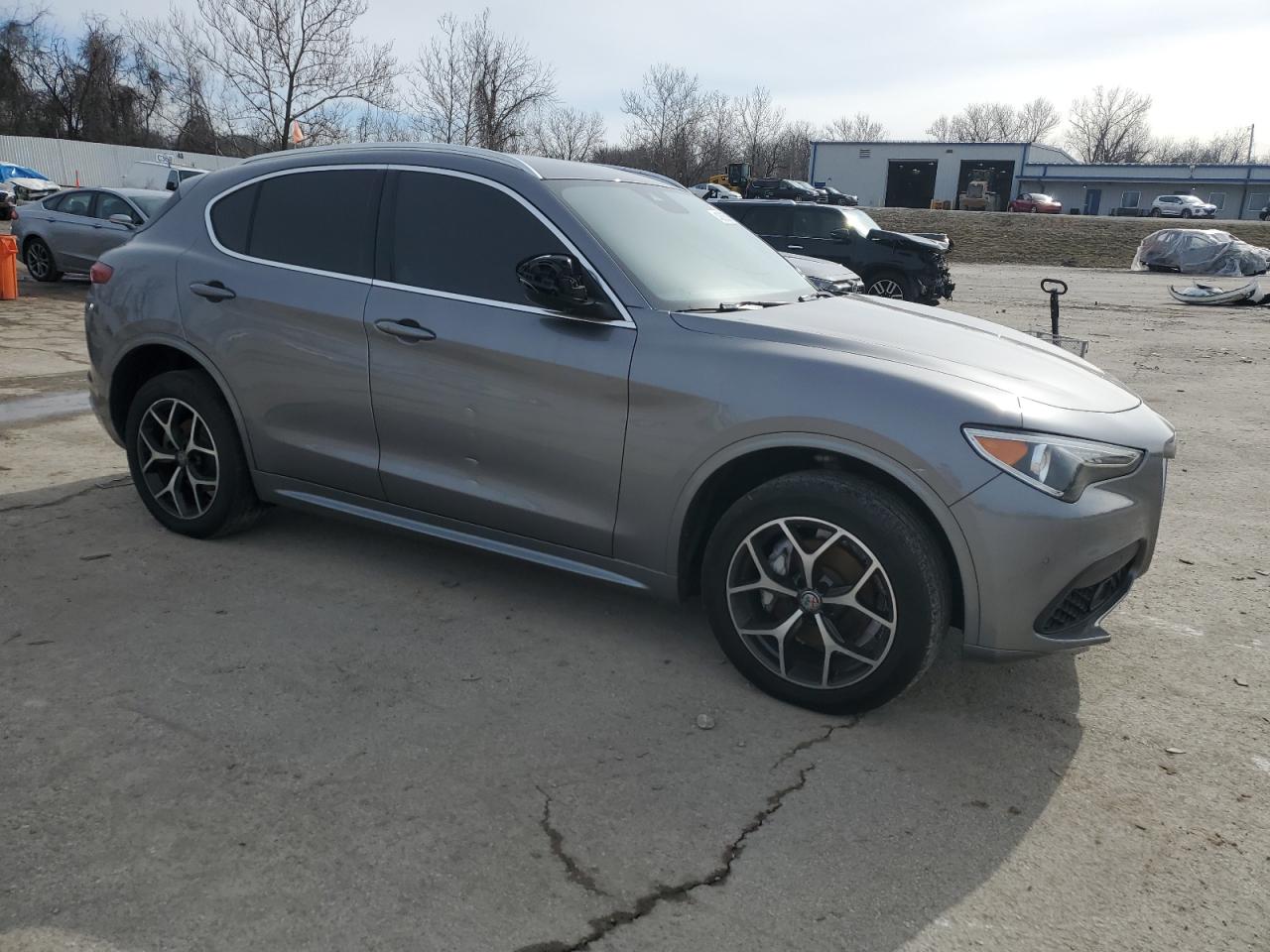 2020 Alfa Romeo Stelvio VIN ZASPAKBN4L7C91444 Copart auction photo, side damage thumbnail 4
