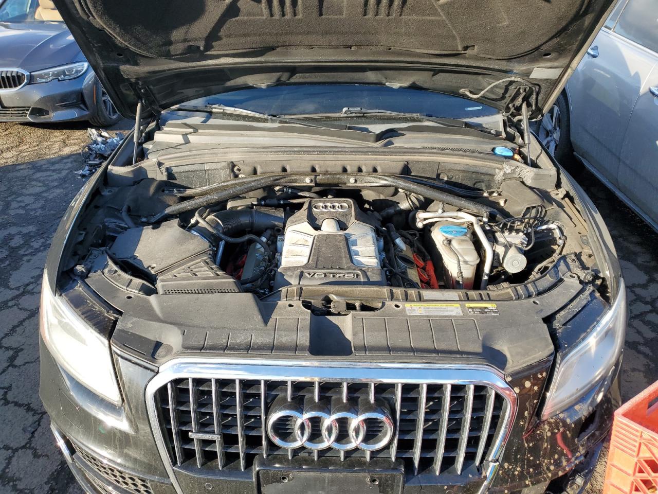 2013 Audi Q5 VIN WA1DGAFP5DA057599 Copart auction photo, front end / mechanical damage thumbnail 12