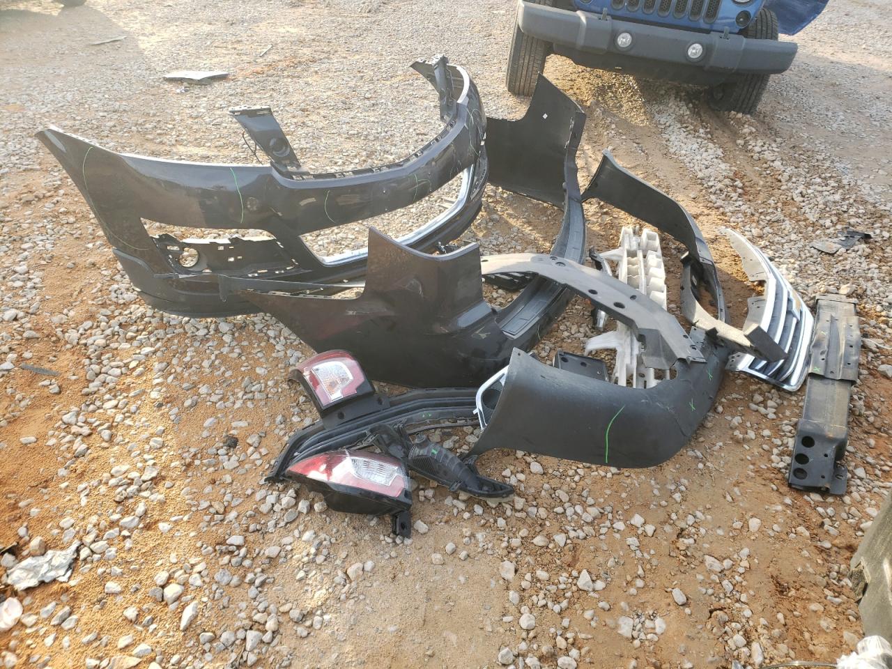 2014 Chevrolet Traverse VIN 1GNKRGKD8EJ331845 Copart auction photo, rear end / front end damage thumbnail 13