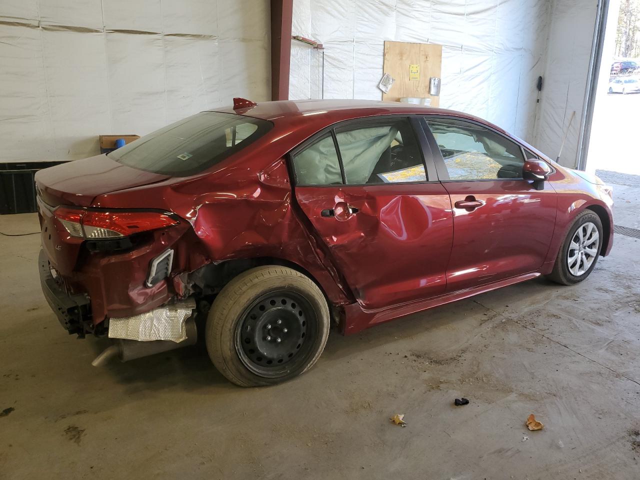 2022 Toyota Corolla VIN JTDEPMAE8NJ209152 Copart auction photo, rear end / side damage thumbnail 3
